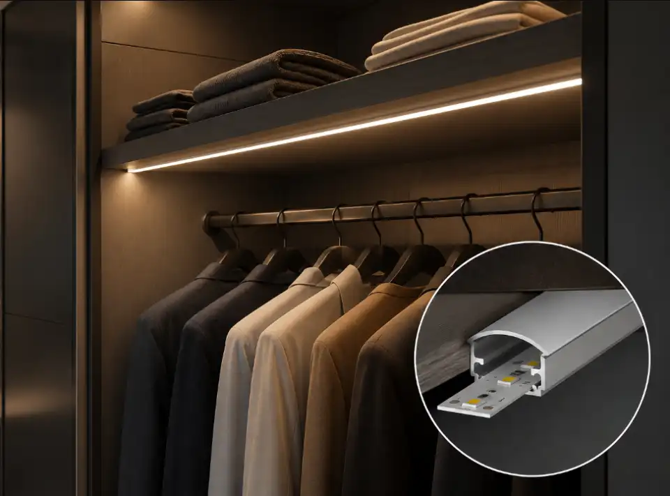 S.Ü Led Profil 18,5X15H GZ8019